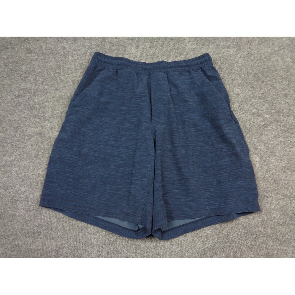 Lululemon Pace Breaker Linerless 7"‎ Shorts Men's Blue Heathered
